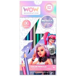 Wow Generation Set de Colorear con Libreta - 48 Lápices: Pastel, Neón, Clásicos, Metálicos y Libreta de Hojas