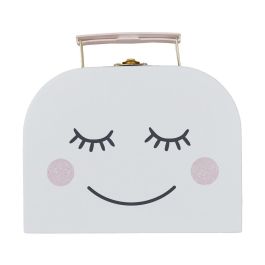 Home Deco Kids Juego de 3 Maletas de Cartón para Niños con Estampados y Asa de Transporte