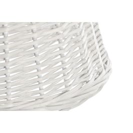 DKD Home Decor Base Arbol Navidad Moderna Blanco Mimbre 45 x 24 x 45 cm (2 Unidades)