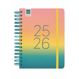 Finocam Agenda Cosmo Espiral Doble 4º 1Dp Iris 2025-2026, Estudiante y Adulto, Diseños Variados, Cierre con Goma Precio: 12.79000008. SKU: B1FJD4X62V