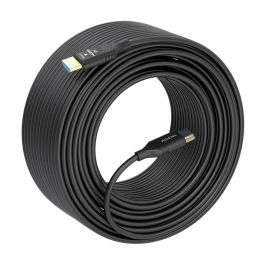 AISENS A153-0937 Cable HDMI 2.1 Fibra Óptica 30m Ultra Alta Velocidad 8K@60Hz 4K@120Hz 48Gbps Ethernet HDR eARC Negro AISENS A153-0937 Cable HDMI 2.1 Fibra Óptica 30m Ultra Alta Velocidad 8K@60Hz 4K@120Hz 48Gbps Ethernet HDR eARC Negro