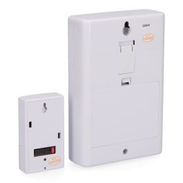 Edm Timbre musical elba sin cables, 80 db, alcance 80m, blanco