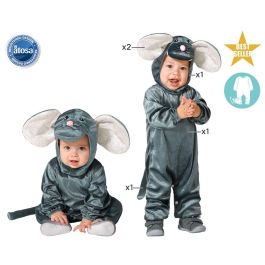 Disfraz Raton Unisex Bebé Gris 6-12 Meses