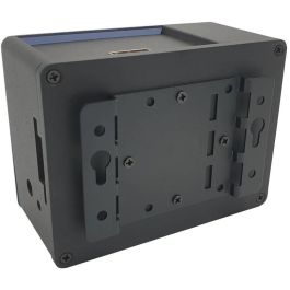 ALLNET Radxa Rock 3A - Chasis profesional de aluminio ecoPI PRO HP, negro