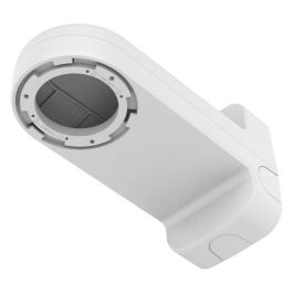 Hanwha Wisenet Soporte de Montaje para Pared y Poste Blanco, Compatible con Cámaras de Seguridad IP Wisenet