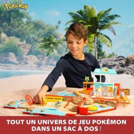 Mochila - BANDAI - Tema de playa Pokémon del entrenador - Se abre y se convierte en una súper arena Mochila - BANDAI - Tema de playa Pokémon del entrenador - Se abre y se convierte en una súper arena