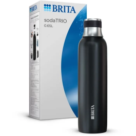 Brita Botella para Refresco TRIO - Acero Inoxidable - 0,65 L - Negro - BRI4006387118488 Precio: 39.69000013. SKU: B1BAE8VKVX