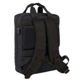 Mochila Safta Para Portatil 13,3''+Usb F.C. Barcelona Premium Black 110x290x390 mm Mochila Safta Para Portatil 13,3''+Usb F.C. Barcelona Premium Black 110x290x390 mm