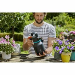 Gardena Pulverizador de prepresión 1.25L con filtro para recetas naturales, función 360 y mango ergonómico.