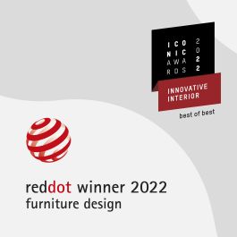 Emuca Lote de soportes para 5 estantes de madera para la estructura Zero, tableros no incluidos, Zamak, Pintado color gris piedra