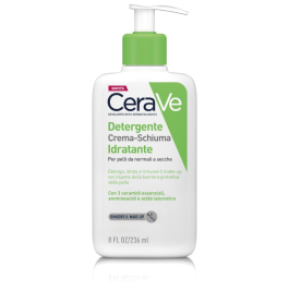 Cerave Limpiadora Crema-Espuma Hidratante para Piel Normal a Seca 236 ml Precio: 14.49999991. SKU: B12BZZ3QN8