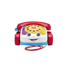 Fisher Price Teléfono Carita Divertida Juguete para Arrastre Niños 18 Meses