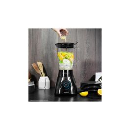 CECOTEC Power Black Titanium 1800 Smart - Batidora de vaso americana 1.8L, 1800W, 6 cuchillas titanio negro, programas automáticos, jarra termorresistente, Negro