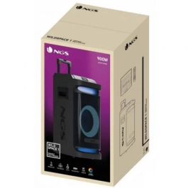 NGS Altavoz Portable Bluetooth Wild Space 1 900W con Luces LED RGB y TWS