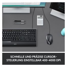 Logitech Ratón USB Avanzado M500s, Negro