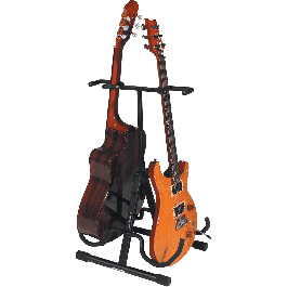 Soporte Guitarra/Bajo Universal (Altura Ajustable) - 2 Guitarras Soporte Guitarra/Bajo Universal (Altura Ajustable) - 2 Guitarras