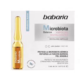 Babaria Microbiota balance tratamiento ampollas revitalizantes piel sensible uso diario 5un Precio: 6.99392584. SKU: SLC-94015