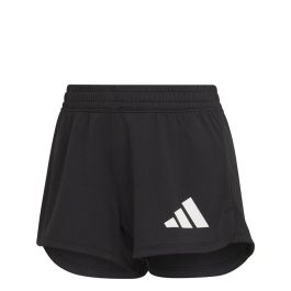 Pantalón Corto Deportivo Adidas Pacer 3 Stripes Knit Negro