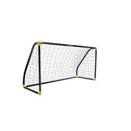 Set de 2 porterías plegable con anclajes 180 x 91 x 120 cm. color negro. Precio: 142.49999995. SKU: B15GZACYJW