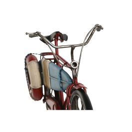 DKD Home Decor Vehículo Decorativo Atlántico de Metal, Surtido de Colores (Azul, Rojo), 11x17x29 cm - Lote de 3 Unidades