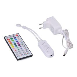 Tira led adhesiva 4,5 W/m 20 lm/w 24 v dc ip65, 5 m x 12 mm, rgb, multicolor, wifi tuya app