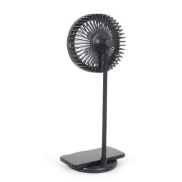 Gembird TA-WPC10-LEDFAN-01 Soporte Cargador Inalámbrico QI 10W con Ventilador para Teléfonos Negro Precio: 15.88999951. SKU: S5616533