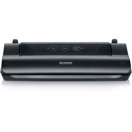 Severin FS3610 Sellador al vacío compacto automático FoodSave OneTouch | Mantiene alimentos frescos hasta 8x más | 110W | Negro