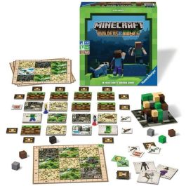 Ravensburger Minecraft The Game - Juego de Mesa de Estrategia y Aventura - Explora, Lucha y Construye tu Mundo - A partir de 10 años