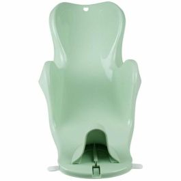 Thermobaby Tumbona de Baño Daphné Verde Celadon - Soporte Ajustable y Seguro para Bebés 0-8 Meses, Permite Baño Manos Libres