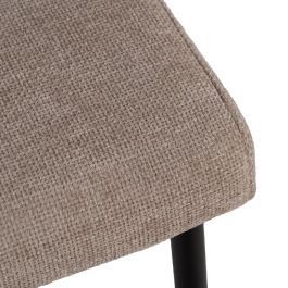 Silla Beige Tejido-Metal Contract 52,50 X 55 X 80 cm