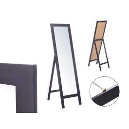 Giftdecor Espejo de Pie con Soporte de Madera 40 x 145 cm Negro Precio: 39.49999988. SKU: B17YTTQJQA