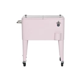 Nevera Terraza Y Jardin DKD Home Decor Rosa 43 x 80 x 74 cm Nevera Terraza Y Jardin DKD Home Decor Rosa 43 x 80 x 74 cm