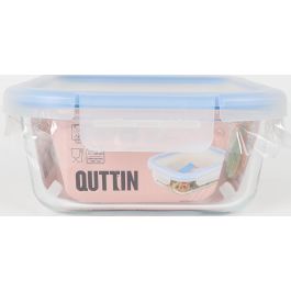 Inde Fiambrera Rectangular con Tapa Hermética "Boho" 20.5 cm x 15.5 cm x 7 cm (6 Unidades)