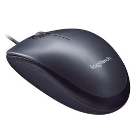 Logitech M90 Ratón Óptico USB con Cable Negro, 1000 dpi, Ergonómico, Control Preciso para Ordenador Logitech M90 Ratón Óptico USB con Cable Negro, 1000 dpi, Ergonómico, Control Preciso para Ordenador