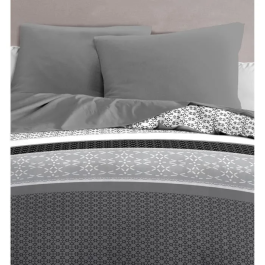 Home Linge Passion HOM3701393718646 Juego de 2 Fundas de Almohada 63 x 63 cm Gris Antracita