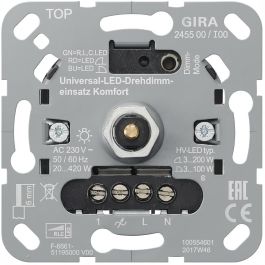 GIRA 245500 Uni-LED-Drehdimmeins. Komfort Einsatz Precio: 119.5117. SKU: B19QQZQXAT