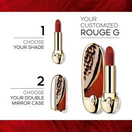 Guerlain ROUGE G carcasa #Songbird 1 u - Accesorios de maquillaje, barra de labios recargable, acabado satinado o mate