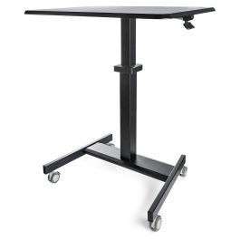 StarTech Escritorio Móvil de Pie Portátil Ajustable Ergonómico con Ruedas Negro Precio: 537.99000035. SKU: B19CK7CJGL