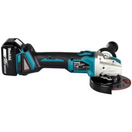 Makita DGA521ZX1 Amoladora Angular a Batería X-Lock 18V, Motor sin Escobillas, 8500 RPM, Disco 125mm