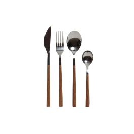 Cuberteria Basicos DKD Home Decor Plateado Marron 22 x 2 cm Set de 16 Precio: 29.6450001694. SKU: B18J3FW6KN