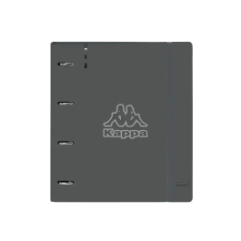 Carpeta de anillas Kappa Dark Negro 27 X 32 X 4 cm Precio: 8.79000023. SKU: B176D2RDQ4