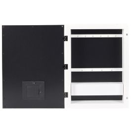 Cosmetic Club Espejo Joyero Armario con LED para Cosméticos y Joyas 30x9.3x40.2 cm