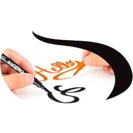 Carioca Rotulador Punta Pincel Lavable Caja 20 Unidades Colores Surtidos