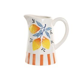 DKD Home Decor Jarra Mediterraneo Limones 25 Dolomita Relieve Amarillo Azul Naranja Blanco 750 ml 21.5 x 15.5 x 22.5 cm Precio: 18.49999976. SKU: B16HGQSKKW