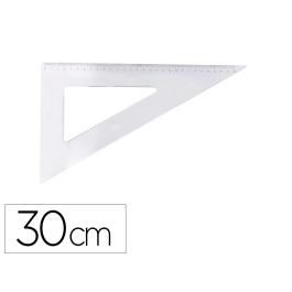 Logarex Cartabon de Plastico Cristal, 30 cm Precio: 0.49999983. SKU: B16K9T35NP