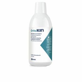 Kin ORTHOKIN Enjuague Bucal para Ortodoncia. Previene Caries y Placa con Flúor. Sabor Menta, +6 años, Libre de Gluten 500 ml Precio: 13.50000025. SKU: B1F6HJL6WA