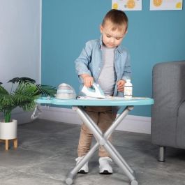 Smoby - Tabla de planchar con estación de vapor + 9 accesorios - Juegos de imitación para el hogar - Al 48 cm - Hecho en Francia - A partir de 3 años