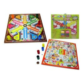 Tablero de madera parchis 6 y oca con accesorios 40,5x40,5x1,2 cm Precio: 9.5000004. SKU: B1HHCQLN8J