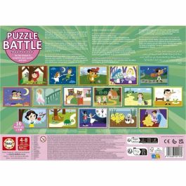 Educa AUC1740506784886 Rompecabezas Battle Jr Contes - 16 rompecabezas