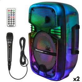 Altavoz con Micrófono Karaoke Bontempi Plástico 25 x 39 x 21 cm (2 Unidades) Precio: 111.88999954. SKU: B1AVD4GST5